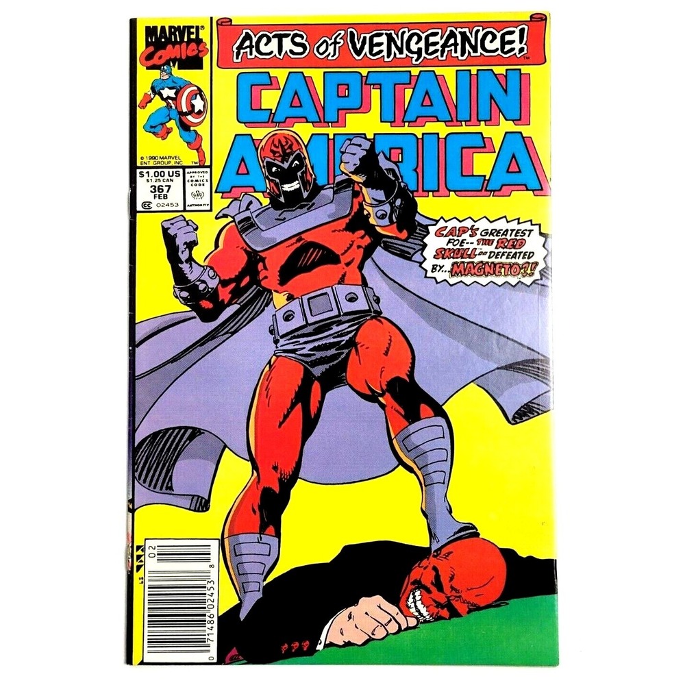 CAPTAIN AMERICA #367 - (1990) MAGNETO APPEARANCE